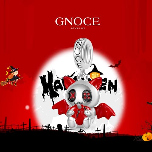 Image of GNOCE Halloween Charm Bracelet Fit Pandora Beads for Women Gift