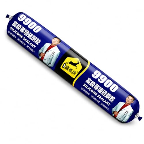 Image of Waterproof Silicone Sealant 9900 Multipurpose Adhesive Tube - Fast Dry Leak Repair Sealant for Roof, Concrete, Metal, Steel & Water Tank | Strong Bond Gap Filling Waterproofing Solution