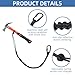 24 Pack Safety Tether Tool Lanyard, Standard Length Safety Tool Leash Fall Protection Tether with Screw Lock Carabiner & Adjustable Loop End, Maximum Weight Limit 9KG/19.8LBS