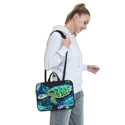 Bolso para portátil con diseño de tortuga marina miniatura 7