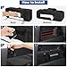 GRAOSO Car Trunk Organizer Compatible with Toyota FJ Cruiser 2007-2021, Rear Storage Bag with 3 Pieces of 1.5” Wide Hook&Loop Tapes, 2 Adjustable Hanging Loops, Multiple Pockets, Black