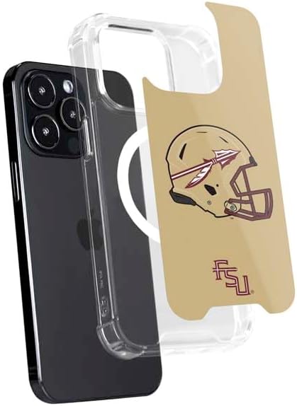 Miniatura 2 de Skinit Funda para teléfono compatible con MagSafe iPhone 15 Pro, diseño oficial de casco FSU de la Universidad Estatal de Florida