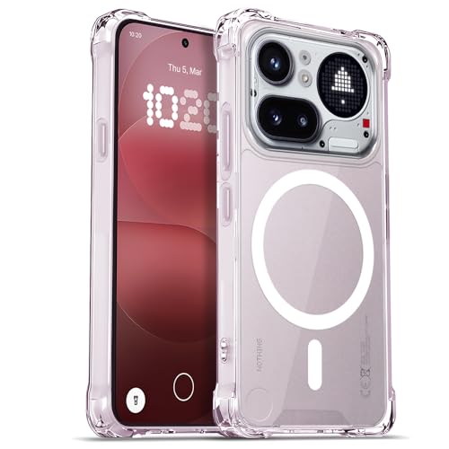 Image of AESTMO Clear Back Cover for Nothing Phone 4A Pro | 360 Protection | Transparent Back Cover for Nothing Phone 4A Pro (PC + TPU, Compatible with MagSafe Accessories, Transparent Bumper)