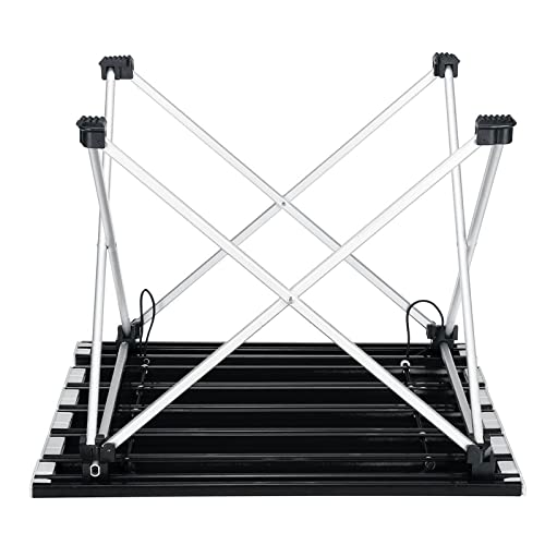 Table de camping en alliage d'aluminium durable au design minimaliste