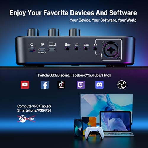 Maono G1 NEO Gaming Audio Mixer, Audio Interface thumb #7