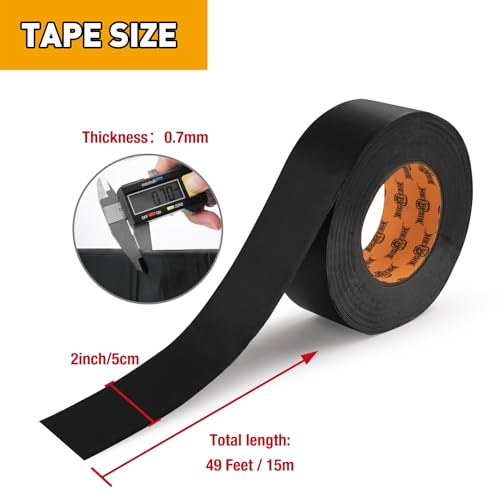 Image of BIGTEETH Butyl Joist Tape for Decking Waterproof 2 inch x 49 Feet | Deck Joist Tape, Self-adhensive Flashing Tape for Wood Anti-Corrosion,High temperature resistance, UV resistance