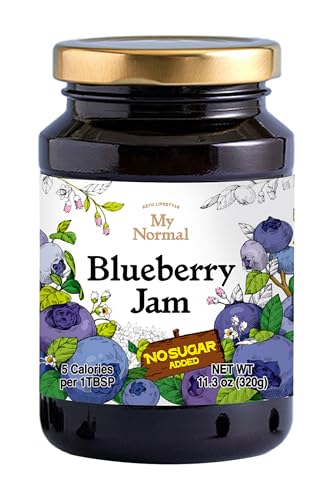 My Normal No Sugar Blueberry Jam - Keto, Diabetic-Friendly 11.28 oz