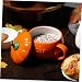 Imagen de Yardwe 2 Tazas De CeráMica De Calabaza Para Halloween