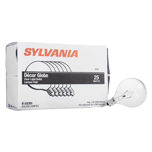 Sylvania 25W Incandescent Globe 6-Pack