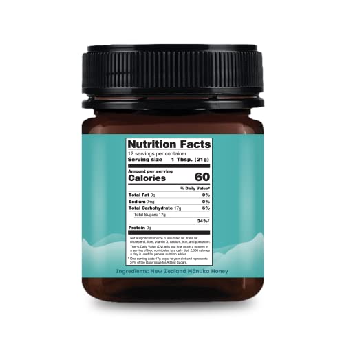 Melora Raw Manuka Honey From New Zealand | Umf 8+ | Mgo 185+ | 8.8 Oz Jar | Safe For Skin Care | Edible & Healthy Sugar Alternative | Traceable From Hive To Hand Manuka Honey #TOP1