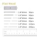 Maexxna Hardware Nails Assortment Kit, 600PCS Galvanized Nails, Picture Hanging Nails, Includes Finish, Wire, Common, Brad Nails