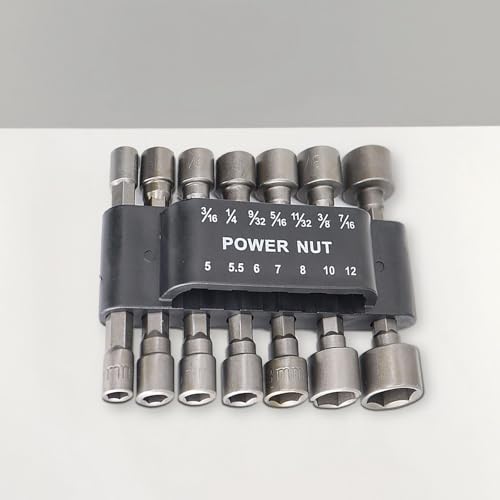 Hex Socket Driver Bit Set for Power Drills and Electric Screwdrivers, Multi-Size 1/4 Hex Bits for DIY and Home Repair, Universal Tool Set