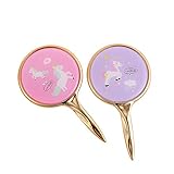 ❦[Leichtgewicht]: Verbringst du den größten Teil deines Tages außer Haus und möchtest etwas, mit dem du dein Make-up überprüfen kannst? Es kann ein guter Partner für Ihre Reise sein, weil es leicht ist und nicht viele Positionen einnimmt. Sie können es mit einer Hand halten. Es ist ein guter Assistent für Ihr Make-up. Elegantes, leichtes und angenehmes Design, perfektes Objekt zum Schminken.