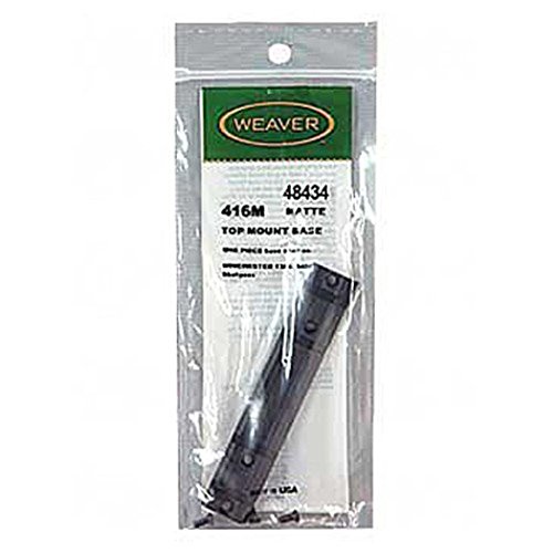 Weaver Base Top Mount - 416M, Matte Black