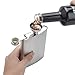 FF Elaine Stainless Steel Flasks,Easy Pour Funnel is Included, 8 oz, Set of 8
