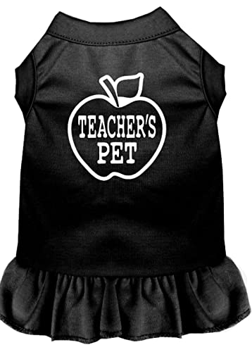 Mirage Pet Products 57-51 Smbkpk 10" Teachers Pet Screen Print Dress Black With Light Pink, Small #TOP2