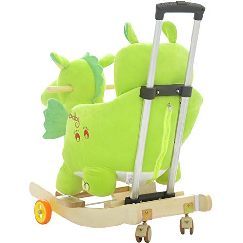 Schaukelpferd Schaukeltier Kinder Stuhl Baby Trojan Dinosaurier Spielzeug Geschenk Kinderwagen Nette Musik Shake Pferd… – Bild 5