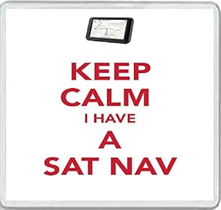 Keep Calm I Have a Sat Nav - Large Square Acrylic Coaster