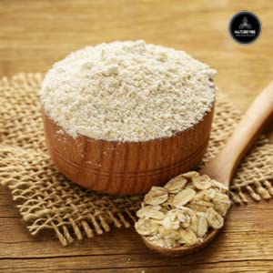 Naturevibe Botanicals Oats Flour 1Lb And Soy Flour 1Lb|Flours Combo #TOP3