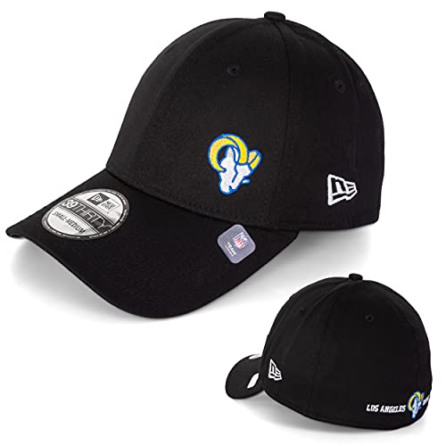 New Era Baseball Caps -39THIRTY Cap -Flawless Team Logo -MLB -NFL -NBA -Chicago Bulls -Lakers -Raiders -Yankees -Dodgers -Chiefs -Buccaneers -Saints -Sox -49ers (Los Angeles Rams, M)