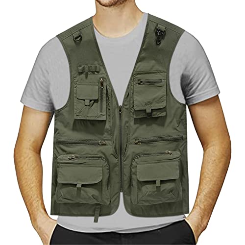 Gilet fonctionnel pour homme léger avec de nombreuses poches
