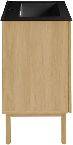 Vista 450 de Swiss Madison Classe - Lavabo de baño de roble de 24 pulgadas incluido