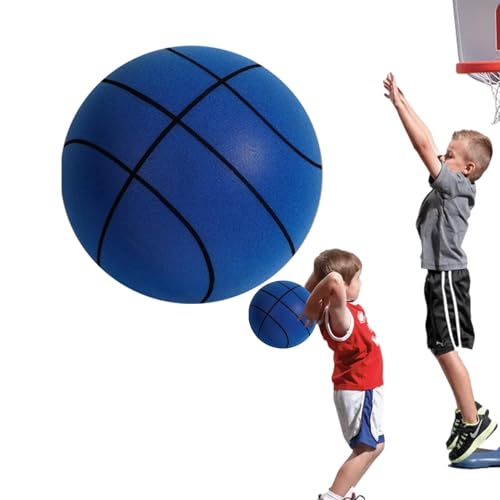 Baloncesto Silencioso, Baloncesto Silencioso, Pelota de Espuma para Entrenamiento Y Regate Silencioso en la Sala, Pelotas Rebotadas Silenciosas de Esponja de Alta Densidad Sin Recubrir, Pelota