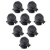 HpLive Copertura sensore di parcheggio in plastica nera anteriore compatibile con Mercedes C300 C400 C43 C450 C63 CLS450 E450 GLA250 GLC300 GLC63