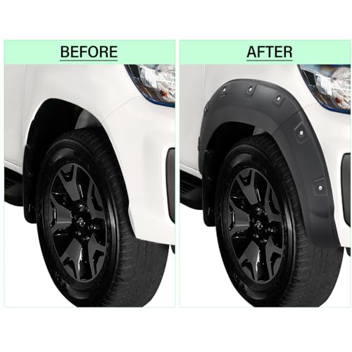 Guardabarros para Toyota Hilux 2021-2024 de doble cabina con pasos de rueda de 8,6 pulgadas 7