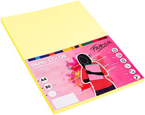 Fabrisa 748502A100 - Papel de colores, color azafrán