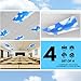 ShadeMAGIC Fluorescent Light Covers for Classroom Office - Light Filter Pack of (4); Eliminate Harsh Glare That Causing Eyestrain and Head Strain. Office & Classroom Decorations. Light Diffusers (4)
