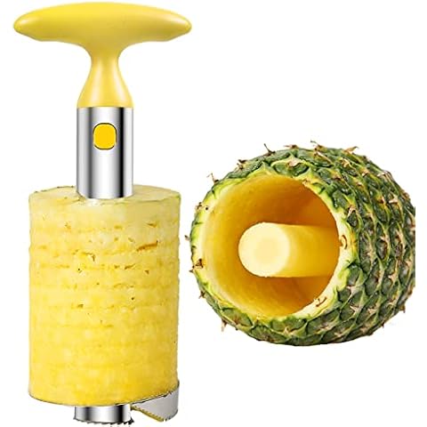 ameTech Upgrade Pineapple Cutter Corer Remover Slicer Tool For Large Size Pineapple Cover