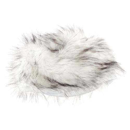 BESTYASH 3 Piezas Sombrero De Invierno Sombrero Cubiertas De Tapas De Tapa De Jarra Sombrero Plano Sombrero Artificial Cálido Frío Frasco Felpa Sombrero Esponjoso Ojales Pelo