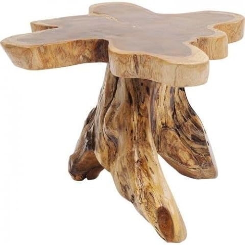 Kare Design Mesa auxiliar Tree, natural, marrón, madera de teca Cover