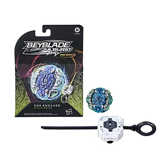 BEYBLADE Burst Pro Series Orb Engaard Spinning Top Starter Pack -- Defense Type Battling Game Top with Launcher Toy