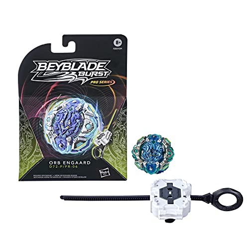 BEYBLADE Burst Pro Series Orb Engaard Spinning Top Starter Pack -- Defense Type Battling Game Top with Launcher Toy