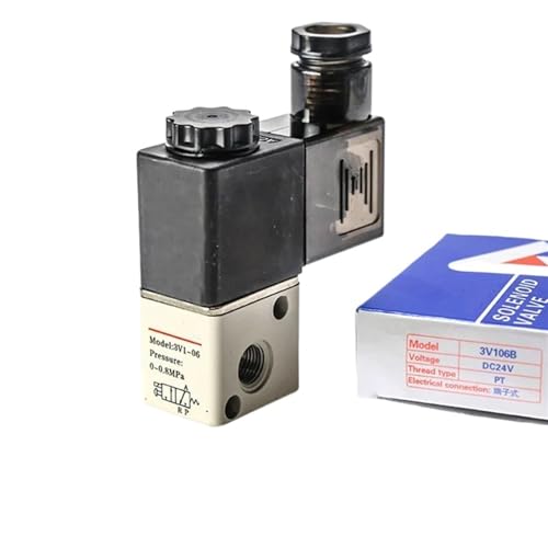 Électrovanne pneumatique 3V1-06 normalement fermée 220V pour commutation rapide - 3