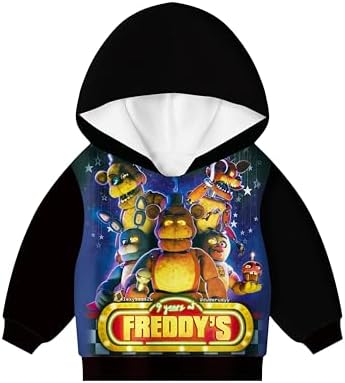 Freddy’s hoodies for Boys Kids sweater coat for 5-12 Years