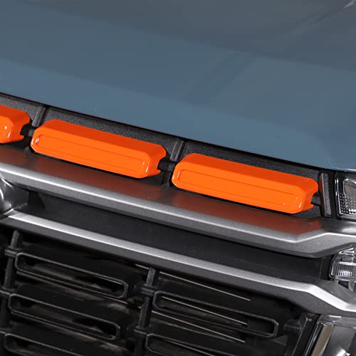 Image of Car Front Bumper Grille Covers Compatible with Ford Maverick 2022 Car Front Grille Mesh Inserts Trim Cover Front Grill Mesh Inserts Clip-in Grille Guard Car Air Inlet Vent Grille Cover ABS Accessories