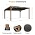 Modern Shade Supreme Cedar Wood Gazebo 12' x 16' with Hardtop Slope Roof, Wooden Grill Gazebo with Durable and Rot-Resistant, Supports Snow Loads and High Wind Speeds, Ideal for Backyard, Deck, Garden