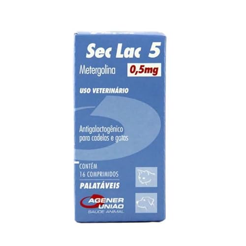 SEC LAC 5 DE 0,5MG - ANTIGALACTOGÊNICO - AGENER UNIÃO - 16 COMPRIMIDOS