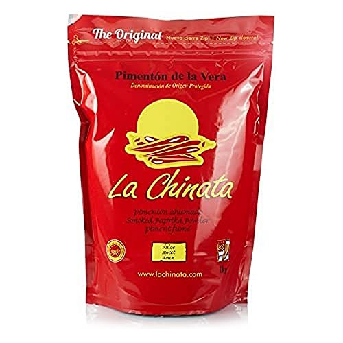 Pimentón de La Vera Ahumado La Chinata Dulce bolsa 1 kg.