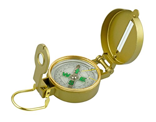 SE Lensatic Compass, Gold Color - CC45-3A