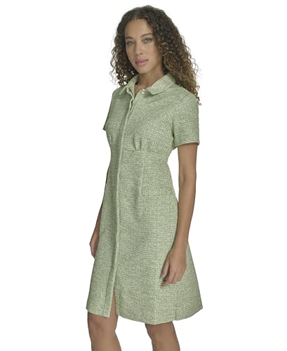 Calvin Klein Women's Tweed Everyday Casual Knee Length Dress3