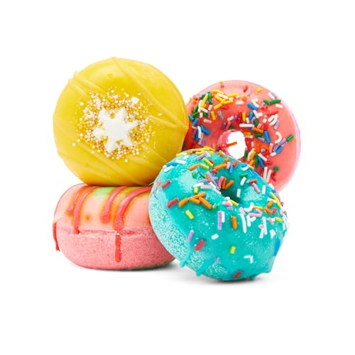 Fizz & Bubble Fizz And Bubble, Donut Bath Fizzies (4-Pack) - Bath Bomb Set cover