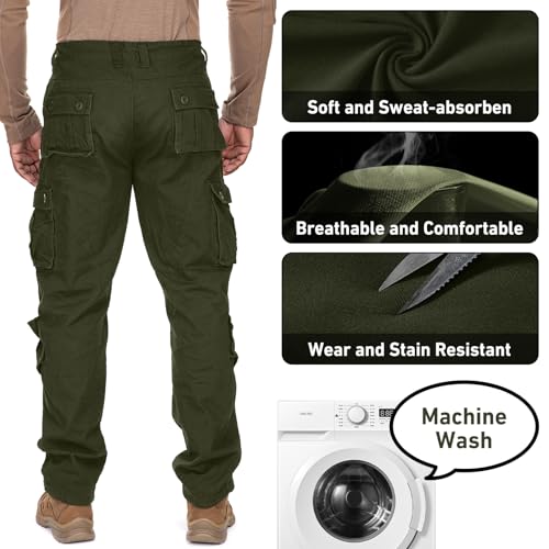 Jessie Kidden B01LQ5P4OY Men'S Bdu Casual Military Pants, Tactical Wild Army Combat Acu Rip Stop Camo Cargo Work Pants Trousers thumb #6