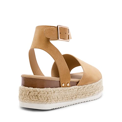 Image of DREAM PAIRS Women's Platform Espadrilles Casual Ankle Strap Wedge Sandals Comfortable Dressy Summer Shoes