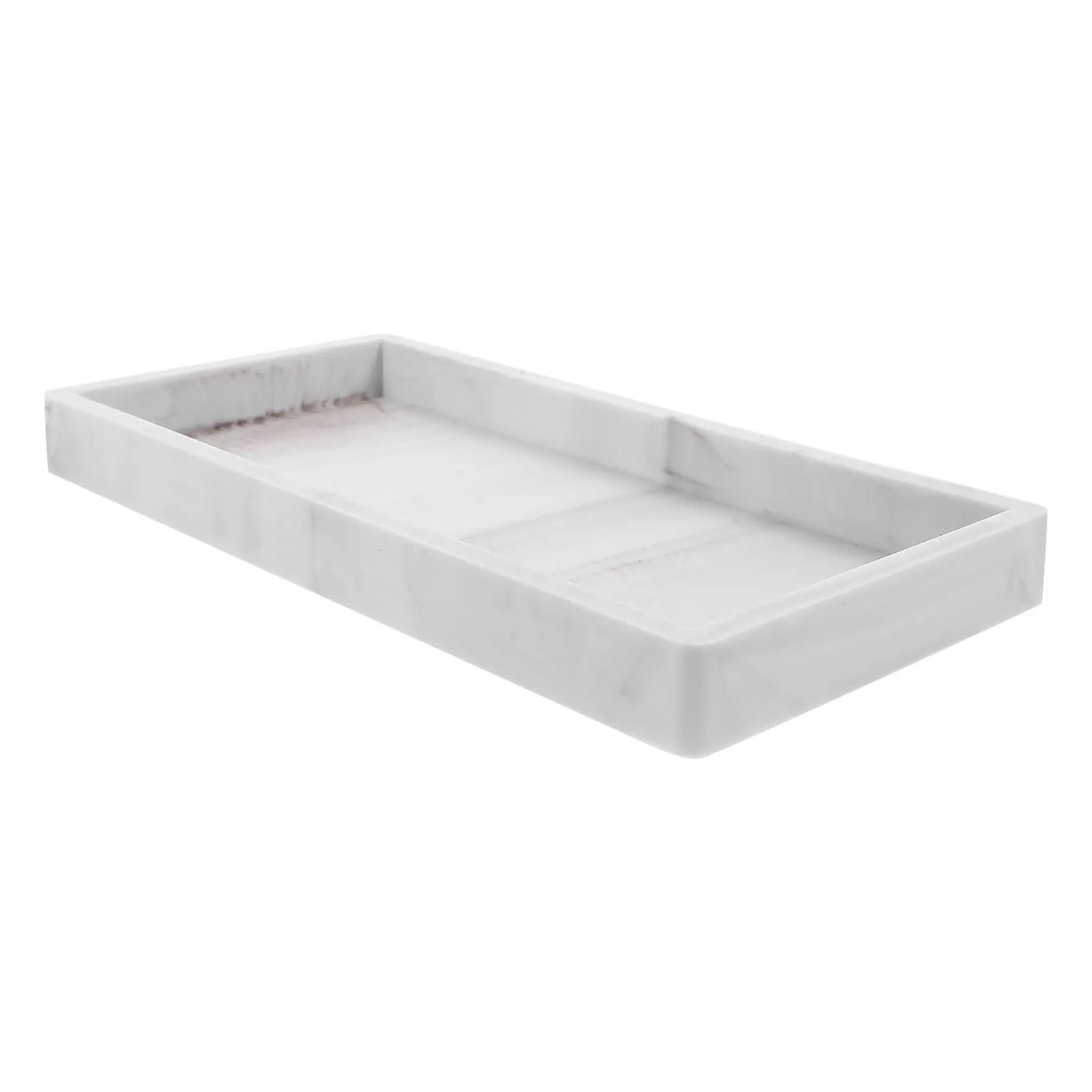 2Pcs Silicone Storage Tray For Bathroom Countertop