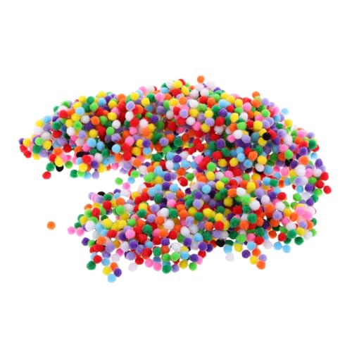 Gogogmee 2000 Piezas Pompones para Manualidades Bolas Pompones Colores Surtidos para Bricolaje Decoración Festiva y Proyectos Creativos