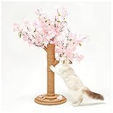 VETRESKA Cat Scratching Post Toys, Cat Activity Scratcher Tree with Sisal Rope, Vertical Cherry...